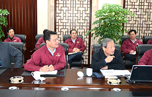 11月24日：中国钢铁工业协会党委副书记罗冰生来我公司考察指导工作